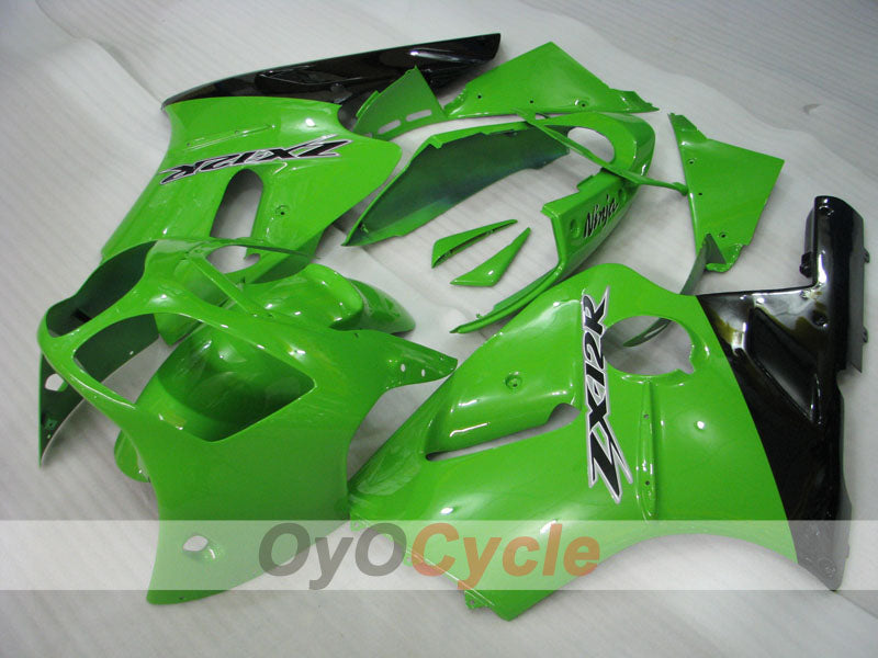 Injection Fairing kit for 00-01 NINJA ZX-12R - Green, Black - Factory Style #OYO87903073