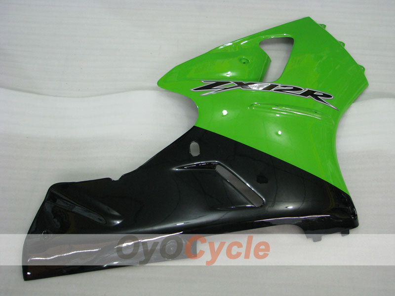 Injection Fairing kit for 00-01 NINJA ZX-12R - Green, Black - Factory Style #OYO87903073