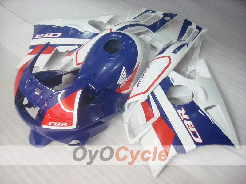 Fairing kit for 91-94 Honda CBR600 F2 - Blue, White - Factory Style #OYO87903079 Secondary image