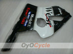 Injection Fairing kit for 00-01 NINJA ZX-12R - White, Black - West #OYO87903081