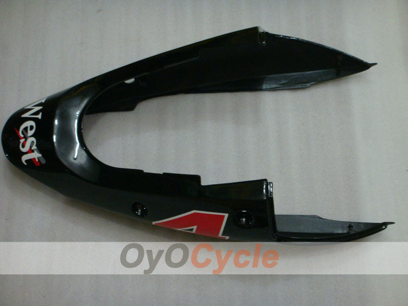 Injection Fairing kit for 00-01 NINJA ZX-12R - White, Black - West #OYO87903081