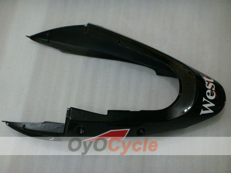 Injection Fairing kit for 00-01 NINJA ZX-12R - White, Black - West #OYO87903081
