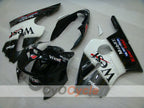 Injection Fairing kit for 00-01 NINJA ZX-12R - White, Black - West #OYO87903081