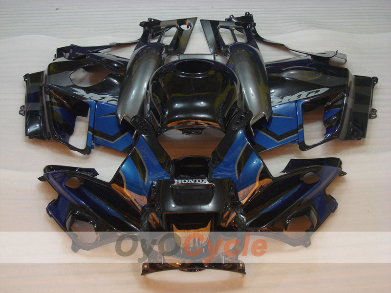 Fairing kit for 91-94 Honda CBR600 F2 - Blue, Black - Factory Style #OYO87903083 Main image