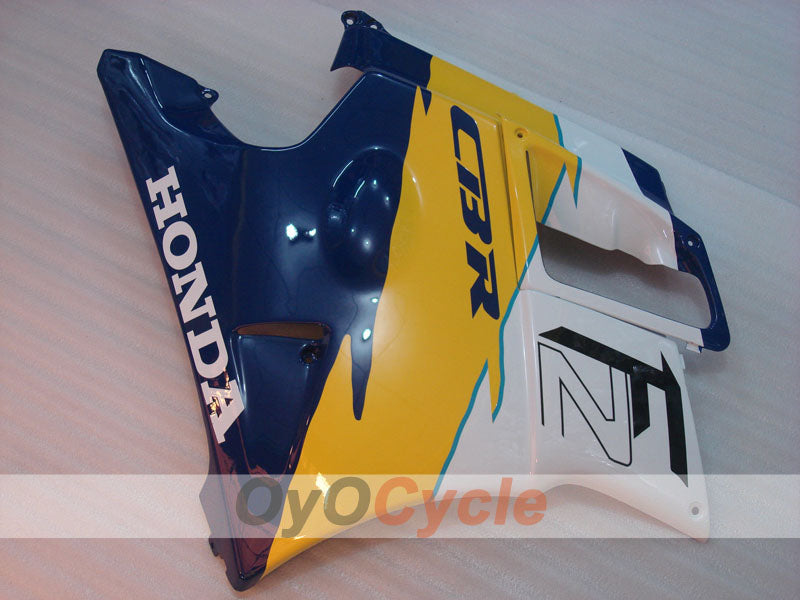 Fairing kit for 91-94 Honda CBR600 F2 - Yellow, White - Factory Style #OYO87903086