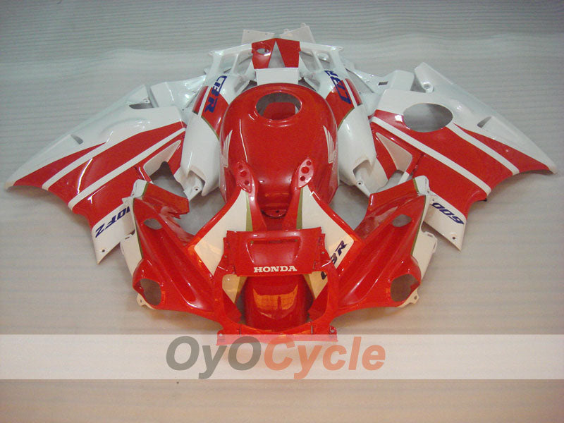 Fairing kit for 91-94 Honda CBR600 F2 - Red, White - Factory Style #OYO87903088 Main image
