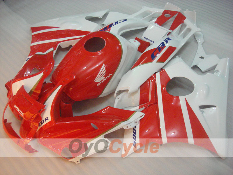 Fairing kit for 91-94 Honda CBR600 F2 - Red, White - Factory Style #OYO87903088