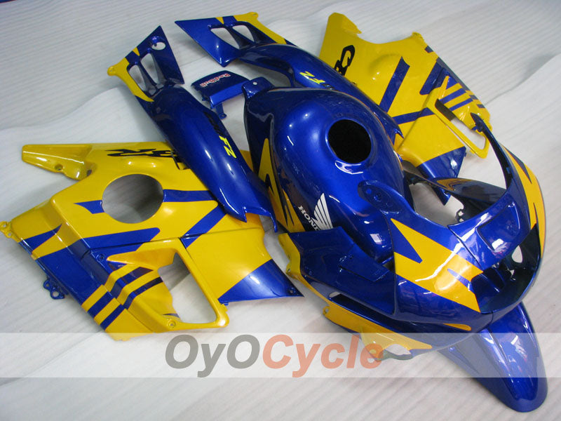 Fairing kit for 91-94 Honda CBR600 F2 - Yellow, Blue - Factory Style #OYO87903091 Secondary image