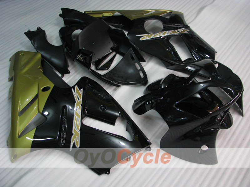 Injection Fairing kit for 02-05 NINJA ZX-12R - Black, Gold - Factory Style #OYO87903110