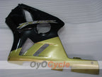 Injection Fairing kit for 02-05 NINJA ZX-12R - Black, Gold - Factory Style #OYO87903110