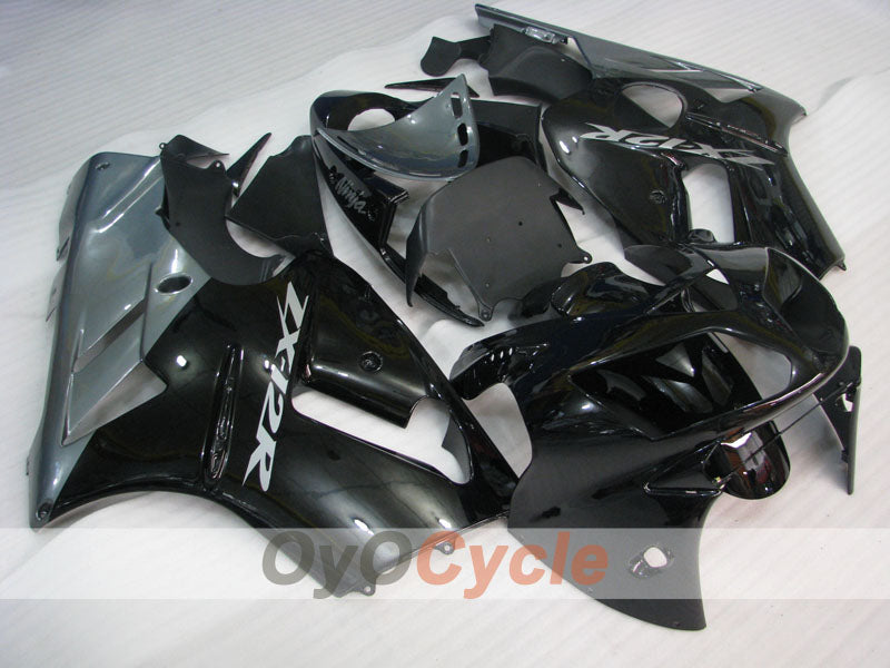 Injection Fairing kit for 02-05 NINJA ZX-12R - Black, Grey - Factory Style #OYO87903114 Main image
