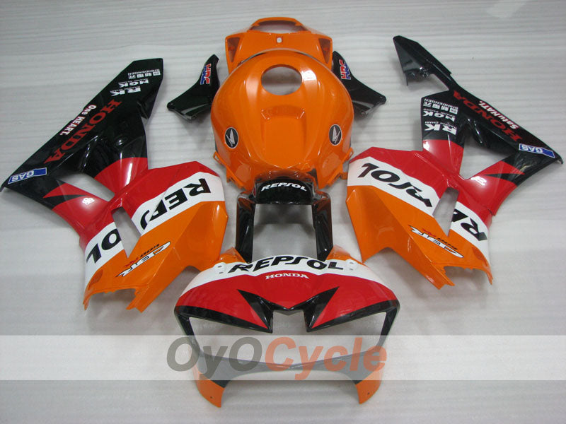 Injection Fairing kit for 13-20 CBR600RR - Orange, Black - Repsol #OYO87903125