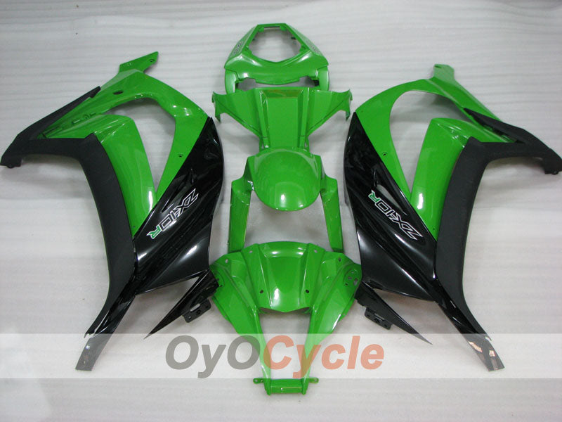 Injection Fairing kit for 11-15 NINJA ZX-10R - Green, Black - Factory Style #OYO87903138