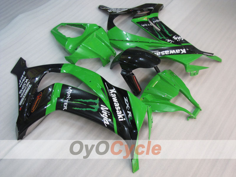 Injection Fairing kit for 11-15 NINJA ZX-10R - Green, Black - Factory Style #OYO87903139 Main image