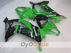 Injection Fairing kit for 11-15 NINJA ZX-10R - Green, Black - Factory Style #OYO87903139
