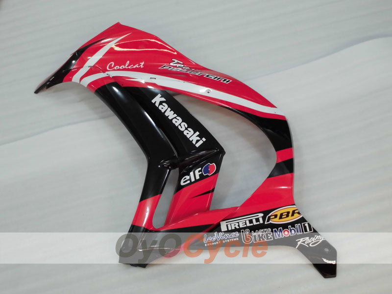 Injection Fairing kit for 11-15 NINJA ZX-10R - Red, Black - PIRELLI #OYO87903140