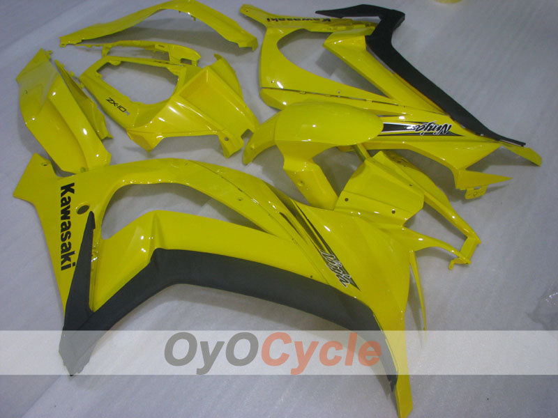 Injection Fairing kit for 11-15 NINJA ZX-10R - Yellow, Black - Factory Style #OYO87903143 Main image