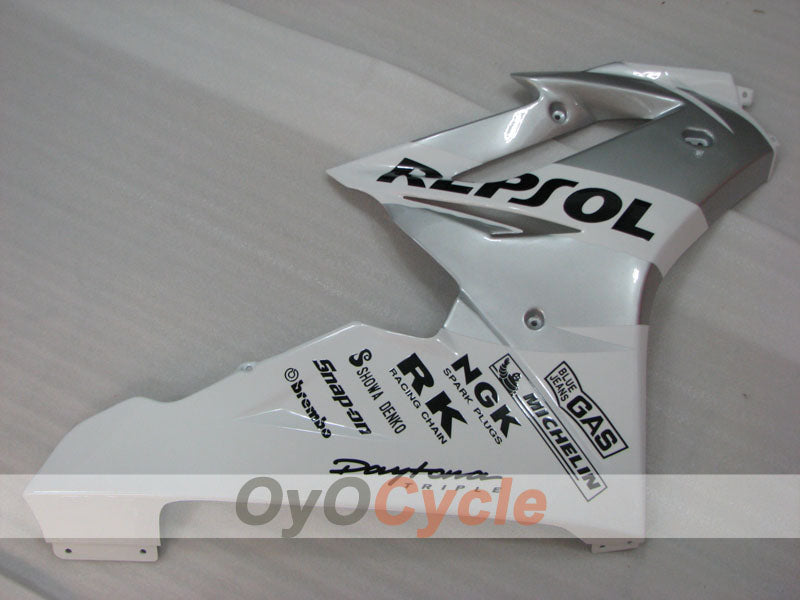 Injection Fairing kit for 06-08 Triumph Daytona 675 - White, Grey - MICHELIN #OYO87903145