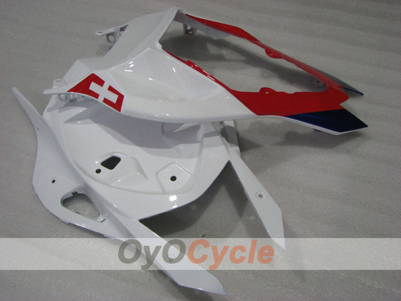 Injection Fairing kit for 09-14 BMW S1000RR - Blue, White - Castrol #OYO87903154
