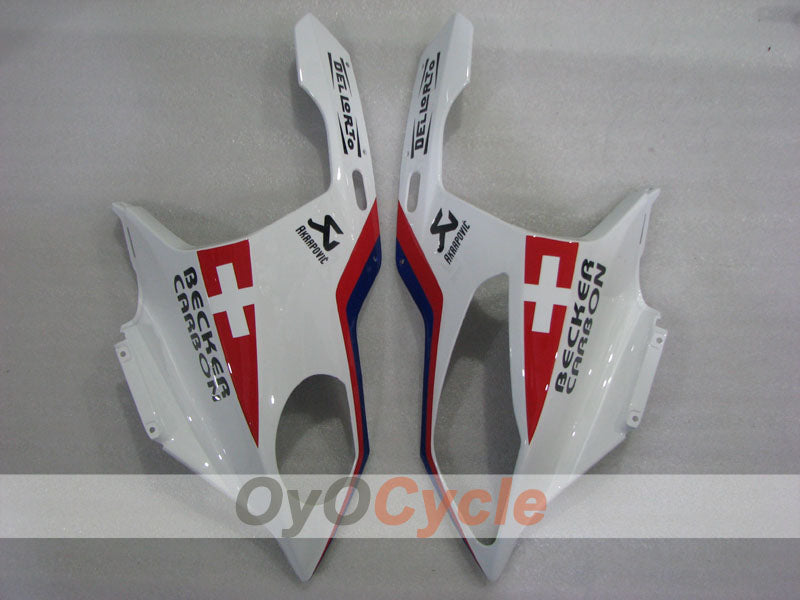 Injection Fairing kit for 09-14 BMW S1000RR - Blue, White - Castrol #OYO87903154
