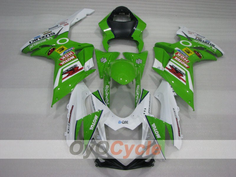 Injection Fairing kit for 11-26 GSX R600 - Green, White - MICHELIN, MOTUL #OYO87903215 Secondary image