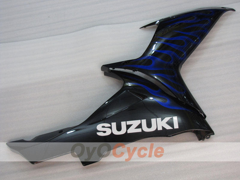 Injection Fairing kit for 11-26 GSX R750 - Blue, Black - Flame #OYO87903195