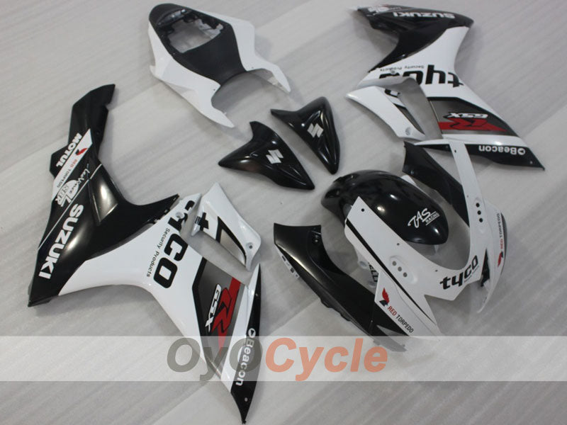 Injection Fairing kit for 11-26 GSX R750 - White, Black - Factory Style #OYO87903198