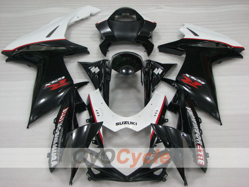 Injection Fairing kit for 11-26 GSX R600 - White, Black - Factory Style #OYO87903227