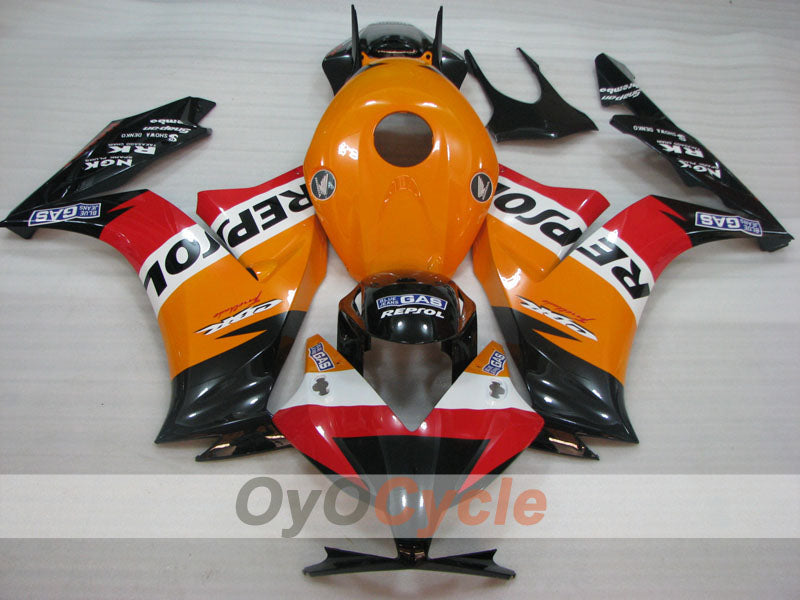 Injection Fairing kit for 12-16 CBR1000RR - Orange, Black - Repsol #OYO87903318