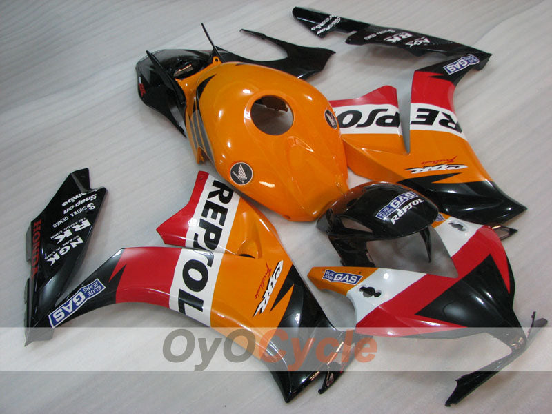 Injection Fairing kit for 12-16 CBR1000RR - Orange, Black - Repsol #OYO87903318