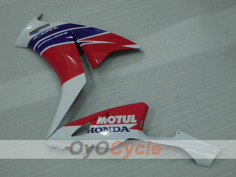 Injection Fairing kit for 12-16 CBR1000RR - Red, White - MOTUL #OYO87903319
