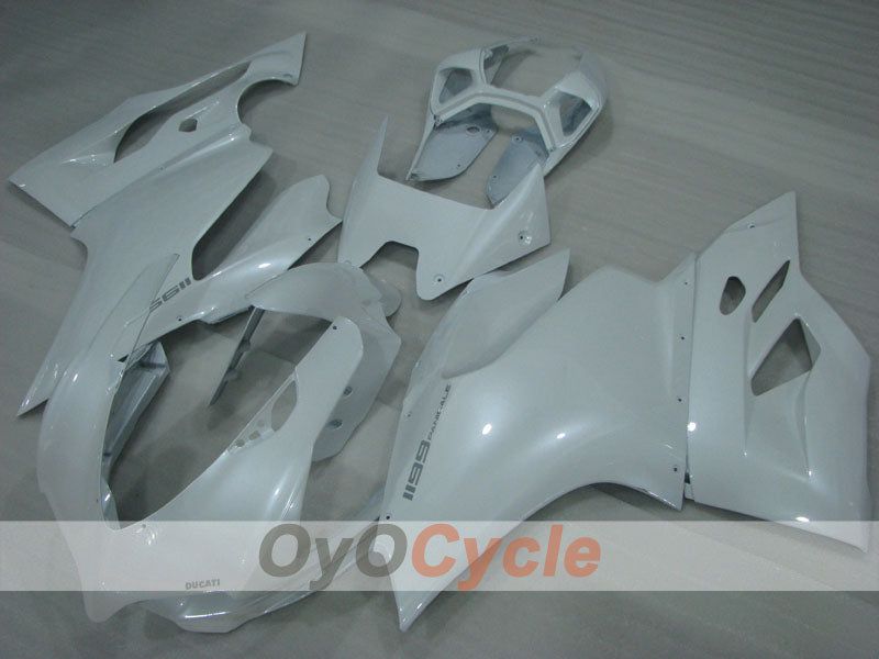 Injection Fairing kit for 11-14 Ducati 1199 - White - Factory Style #OYO87903384