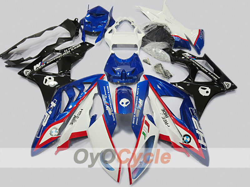 Injection Fairing kit for 09-14 BMW S1000RR - Blue, White, Black - Performance #OYO87904542 Main image