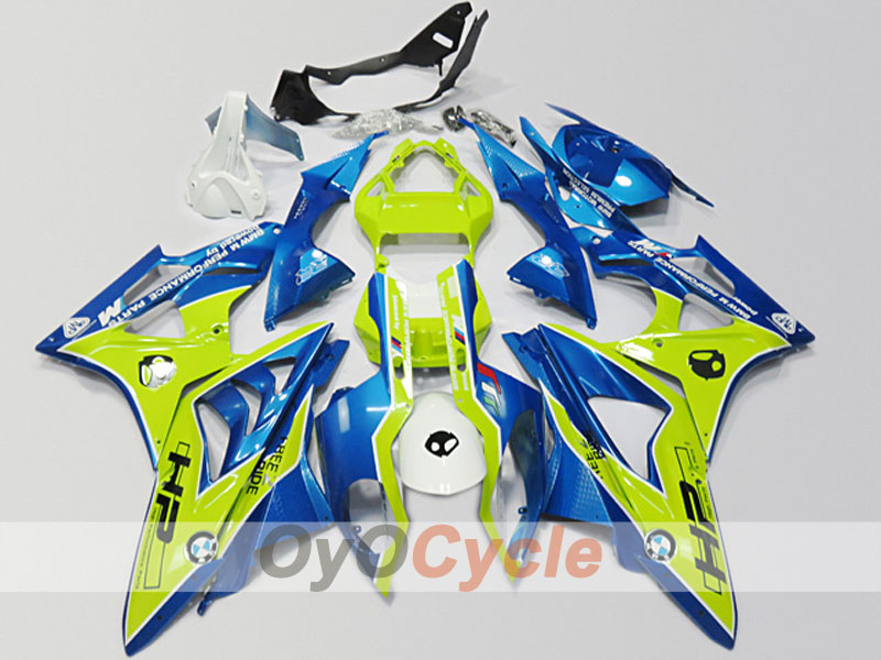Injection Fairing kit for 09-14 BMW S1000RR - Yellow, Blue - Performance #OYO87904544 Main image
