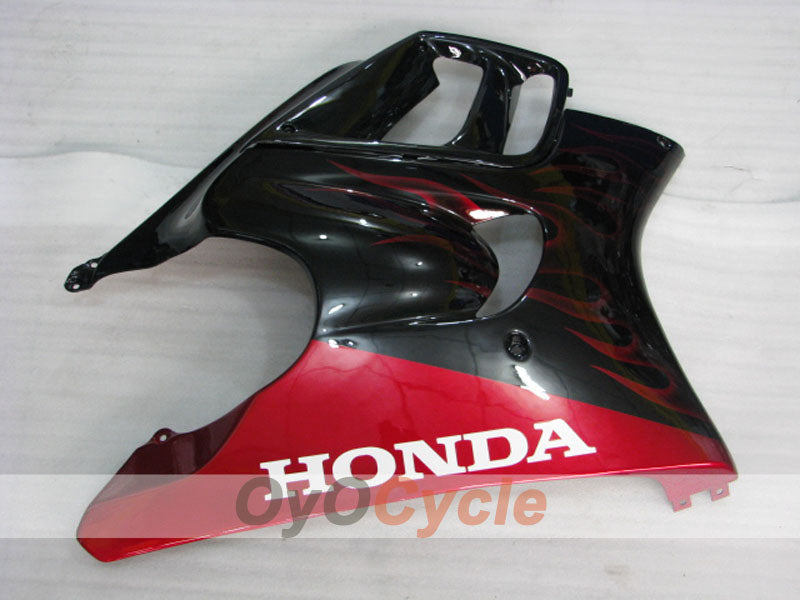 Injection Fairing kit for 95-96 CBR600F3 - Red, Black - Flame #OYO87900018