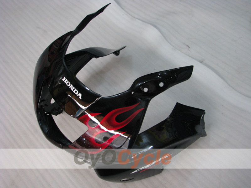 Injection Fairing kit for 97-98 CBR600F3 - Red, Black - Flame #OYO87900066