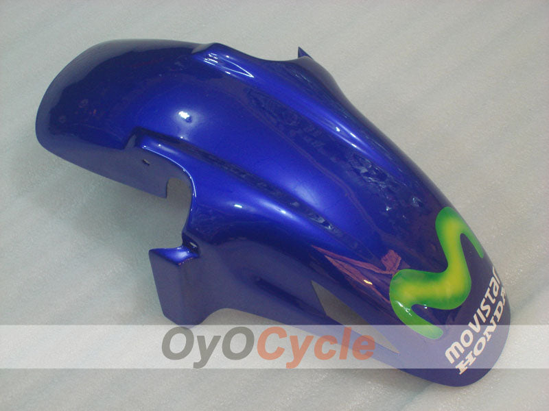 Injection Fairing kit for 97-98 CBR600F3 - Yellow, Blue - Castrol, Movistar #OYO87900071