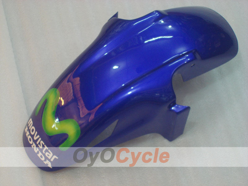 Injection Fairing kit for 95-96 CBR600F3 - Yellow, Blue - Castrol, Movistar #OYO87900023