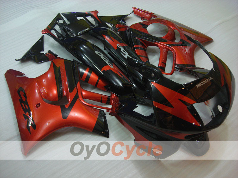 Injection Fairing kit for 95-96 CBR600F3 - Orange, Black - Factory Style #OYO87900031 Main image