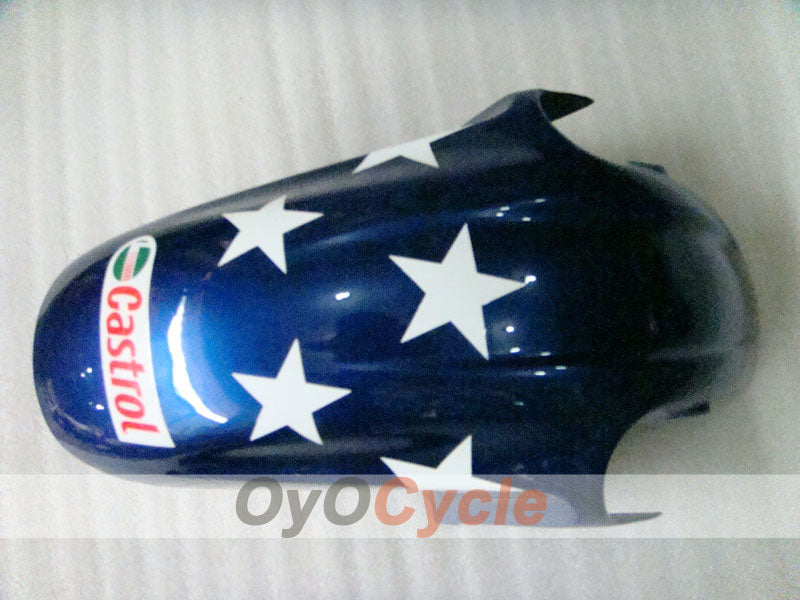 Injection Fairing kit for 99-00 CBR600F4 - Red, Blue - Castrol #OYO87900106