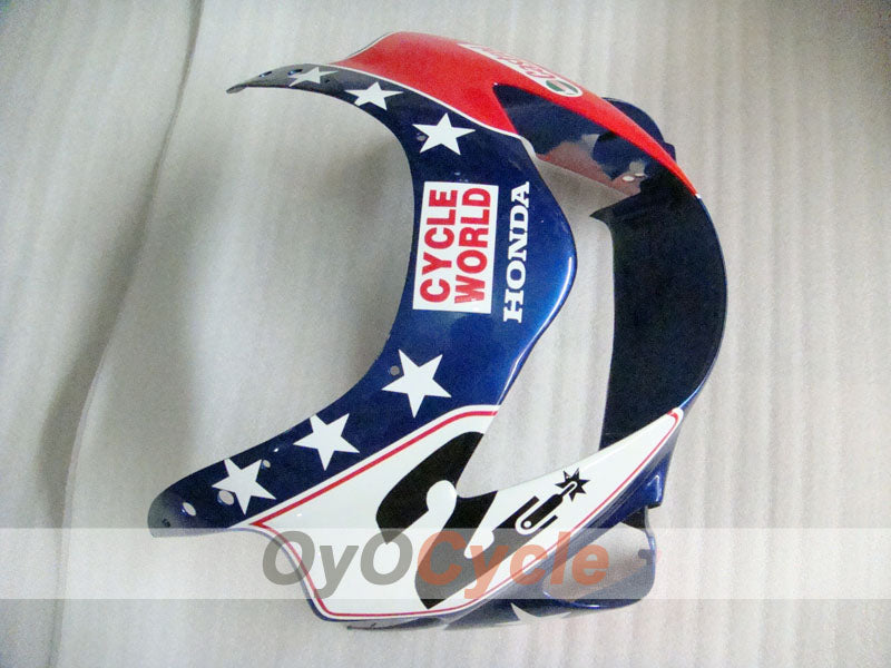 Injection Fairing kit for 99-00 CBR600F4 - Red, Blue - Castrol #OYO87900106