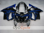 Injection Fairing kit for 99-00 CBR600F4 - Blue, Black - Flame #OYO87900111