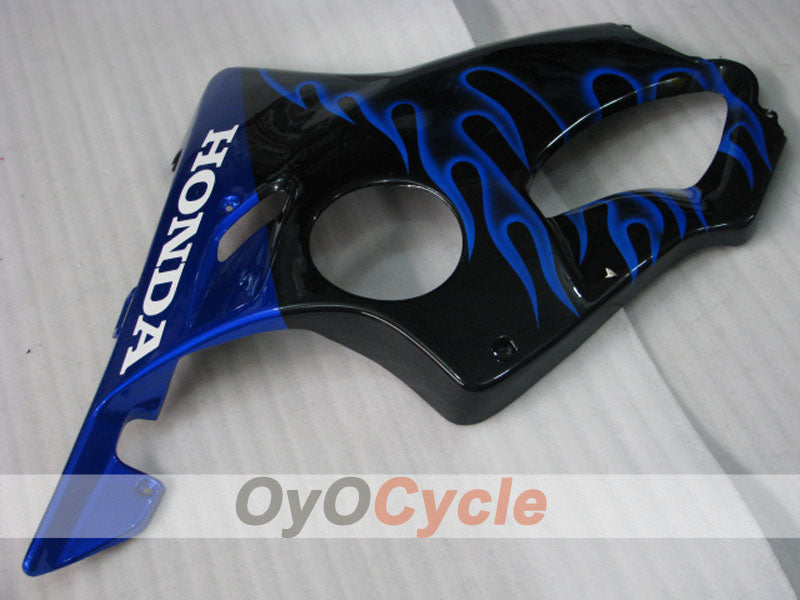 Injection Fairing kit for 99-00 CBR600F4 - Blue, Black - Flame #OYO87900111