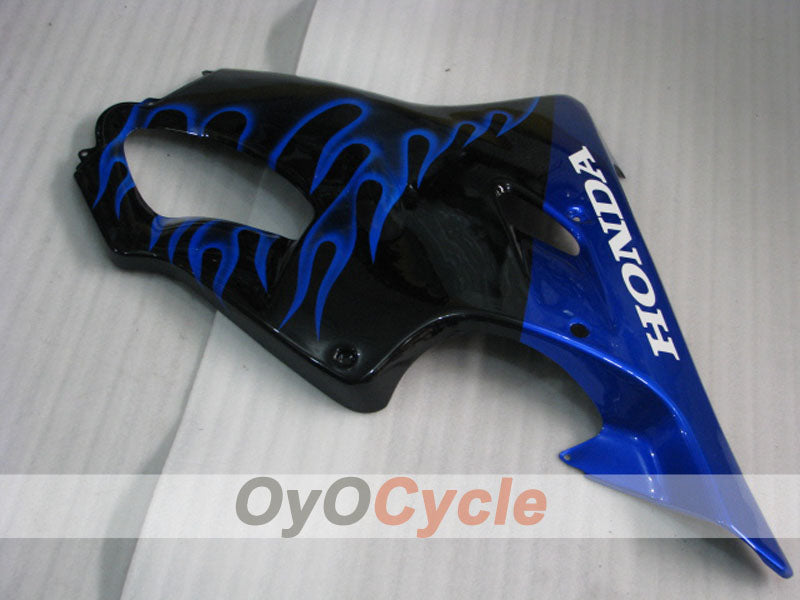 Injection Fairing kit for 99-00 CBR600F4 - Blue, Black - Flame #OYO87900111