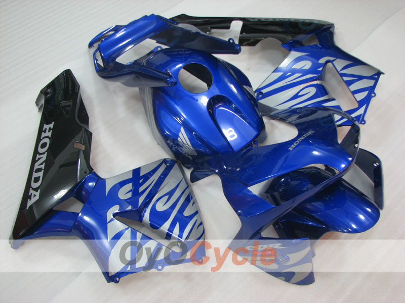 Injection Fairing kit for 03-04 CBR600RR - Blue, Black - Factory Style #OYO87904890