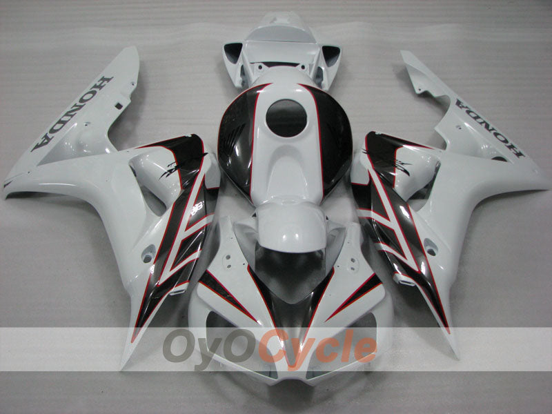 Injection Fairing kit for 06-07 CBR1000RR - White, Black - Factory Style #OYO87904973