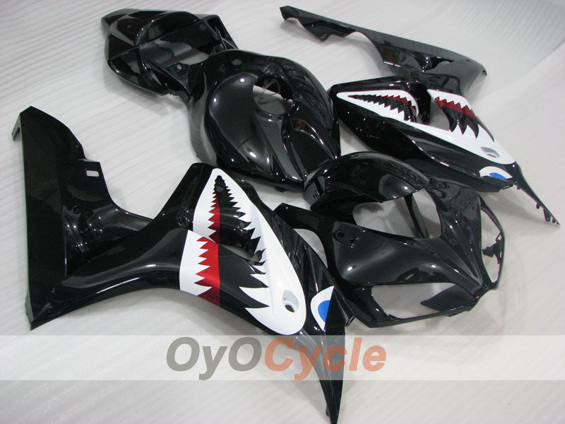 Injection Fairing kit for 06-07 CBR1000RR - Black - Shark #OYO87904979