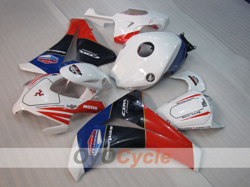 Injection Fairing kit for 08-11 CBR1000RR - Red, White - MOTUL #OYO87905005 Secondary image