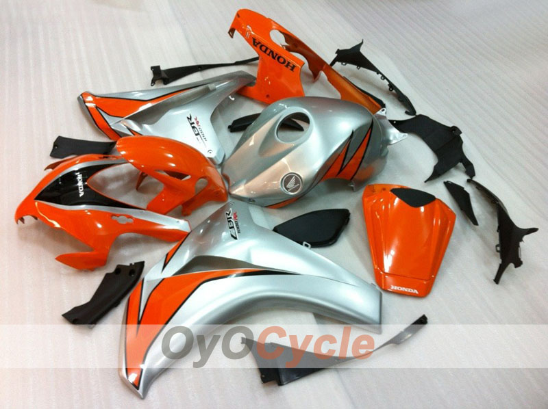 Injection Fairing kit for 08-11 CBR1000RR - Red, Silver - Factory Style #OYO87905007