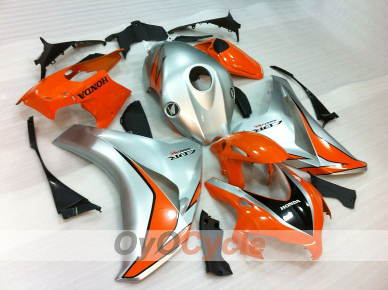Injection Fairing kit for 08-11 CBR1000RR - Red, Silver - Factory Style #OYO87905007